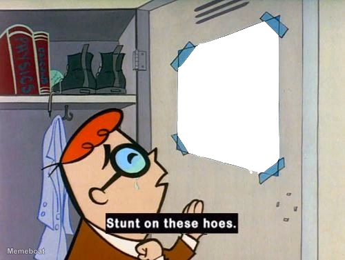 stunt on these hoes - meme generator image preview