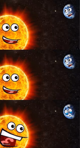 Sun and Earth