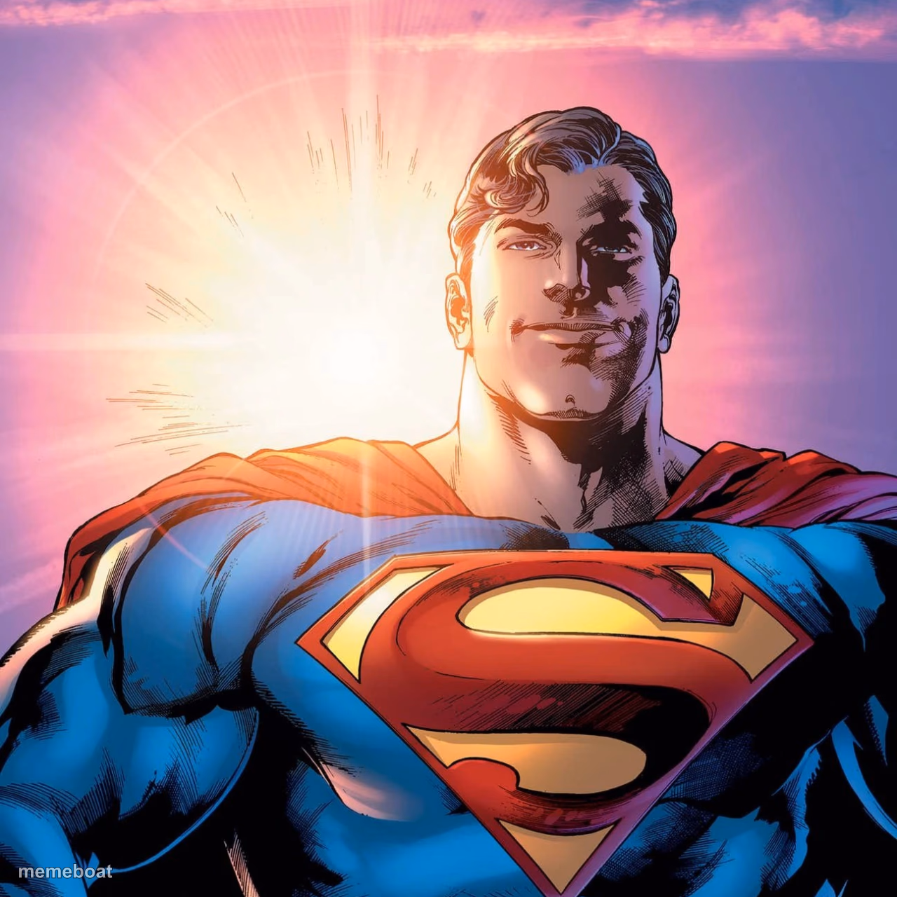 Superman Smiling - meme generator image preview