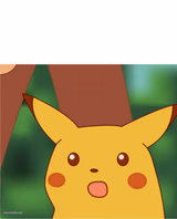 Suprised pikatchu