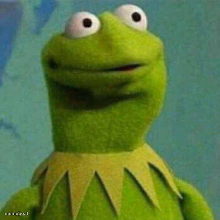 Surprised Kermit - meme generator image preview