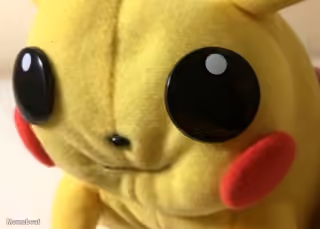 Surprised Pikachu Plush