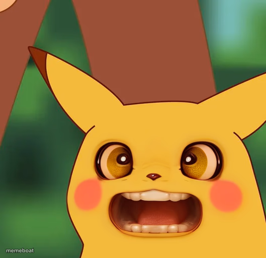 Surprised pikachu realistic - meme generator image preview