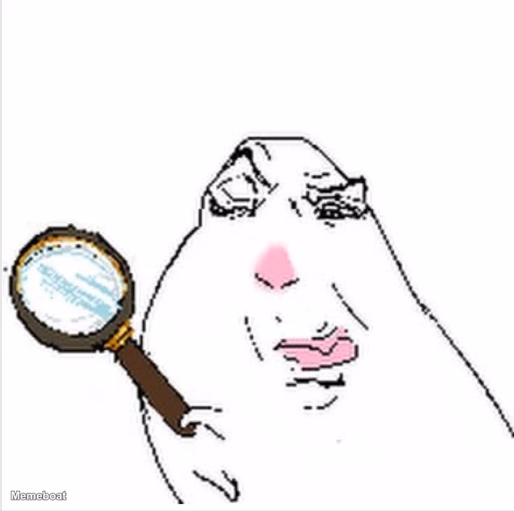 Sus Hamster with a Magnifying Glass Drawing - meme generator image preview