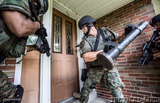 SWAT Team Door Breach battering ram