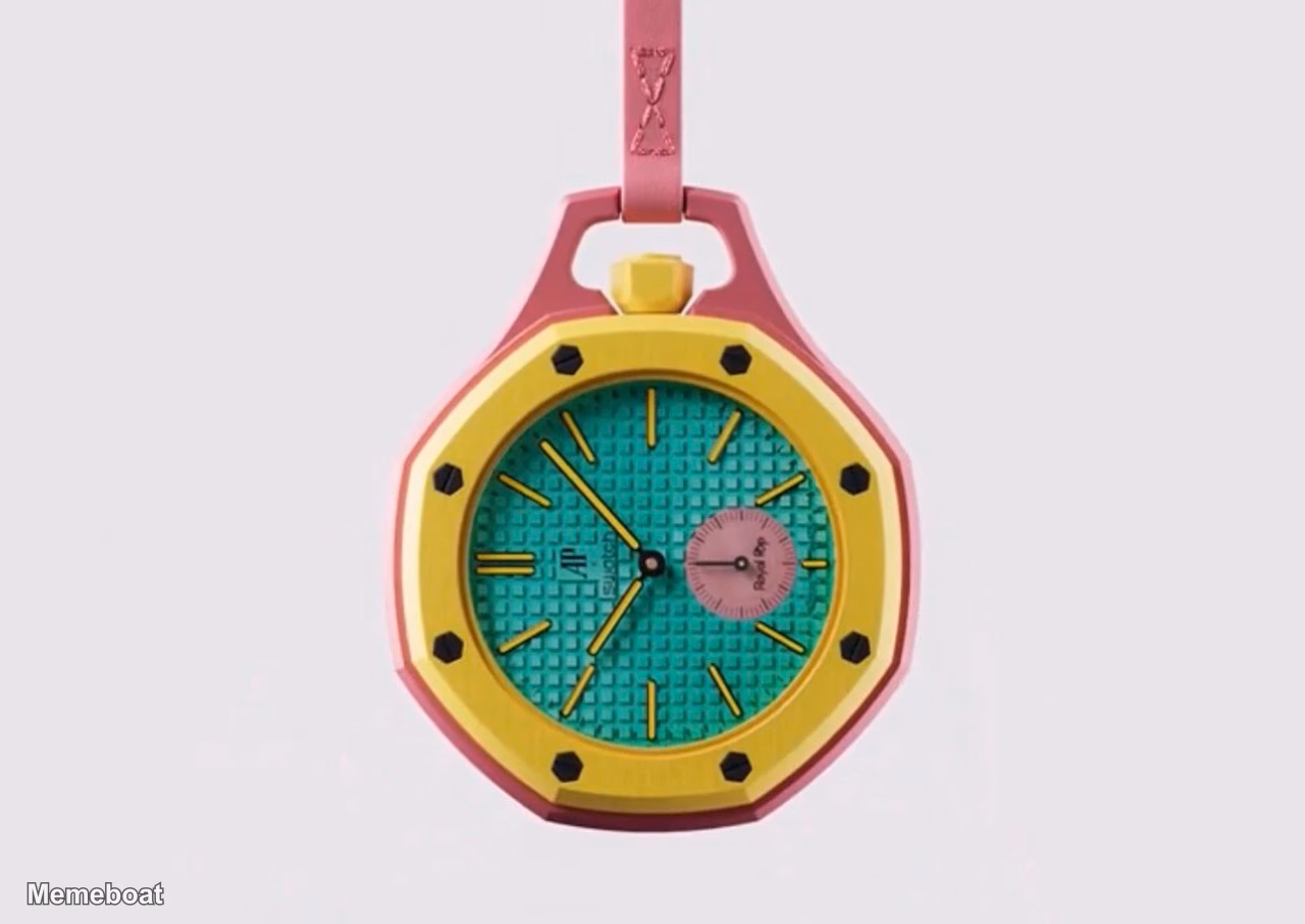 Swatch X AP Royal Pop - meme generator image preview