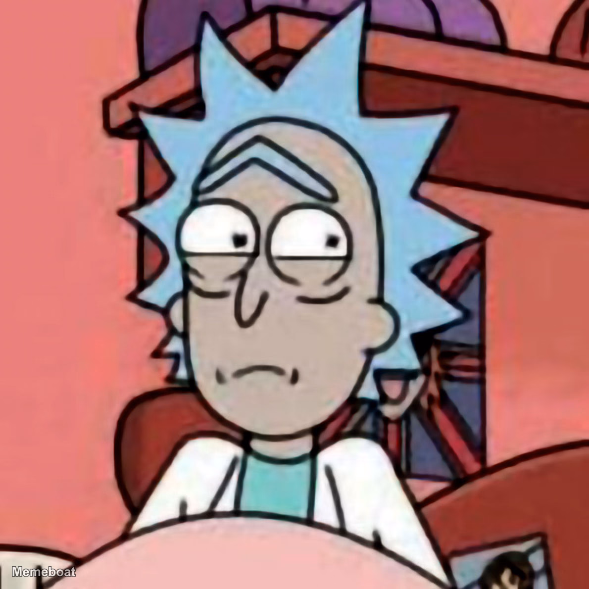Sweating Rick Sanchez - meme generator image preview