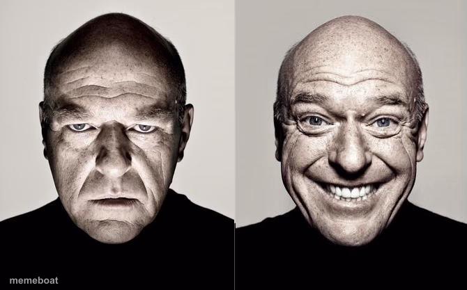 switched dean norris reaction - meme generator image preview