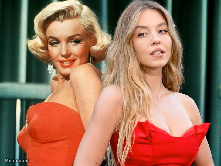 Sydney Sweeney x Marilyn Monroe - meme generator image preview