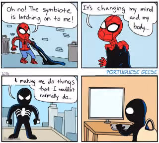 Symbiote making me do things