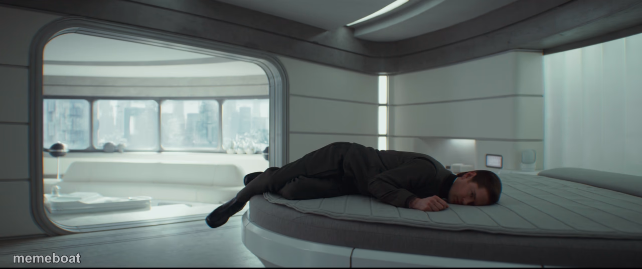 Syril Karn Lying Down - meme generator image preview