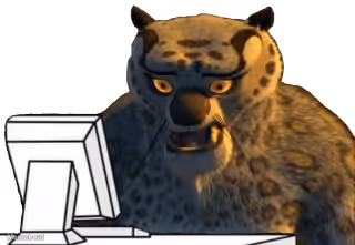Tai Lung At Computer