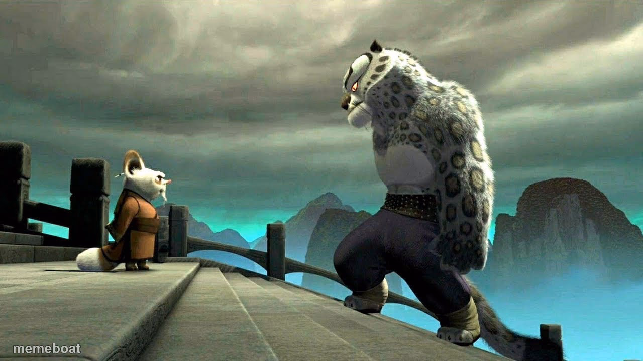 Tai Lung vs. Shifu - meme generator image preview