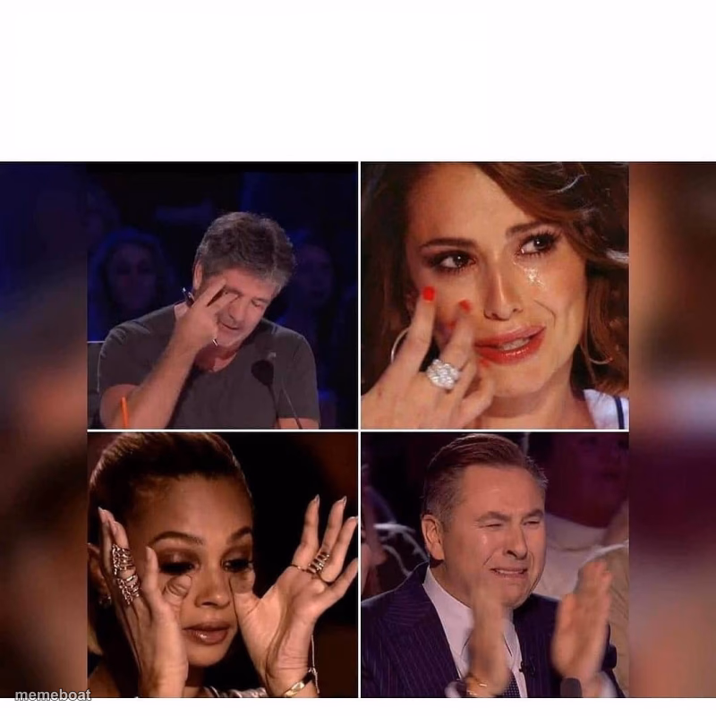 Talent show judges - meme generator image preview