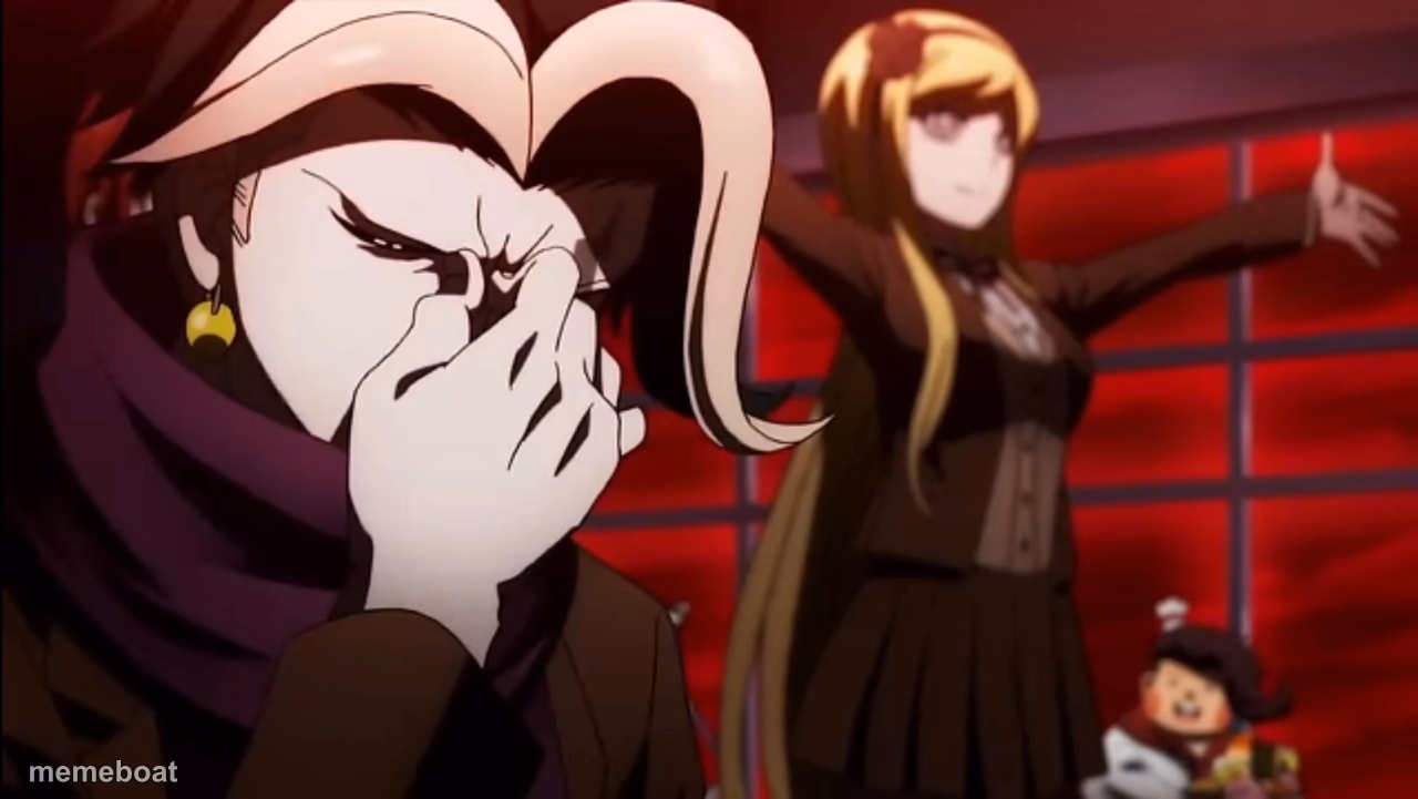 Tanaka seems unhappy - meme generator image preview