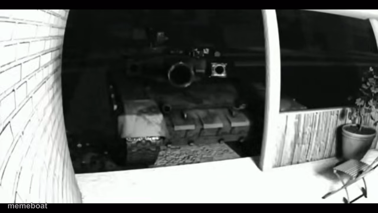 tank at doorbell - meme generator image preview