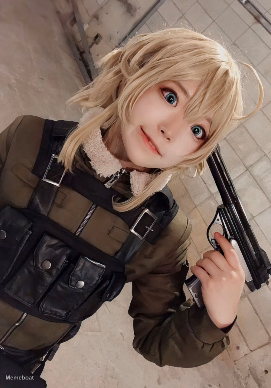 Tanya Degurechaff Smirk - meme generator image preview