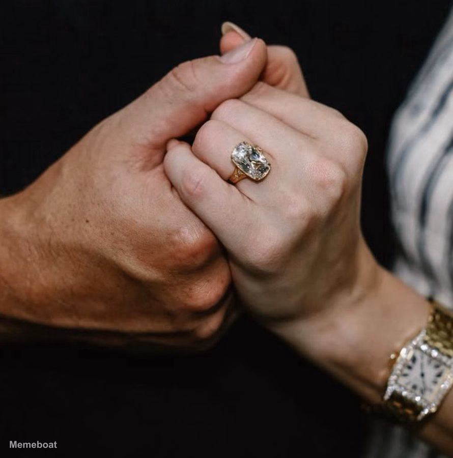 Taylor Swift's Engagement Ring - meme generator image preview