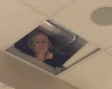 Teacher in ceiling