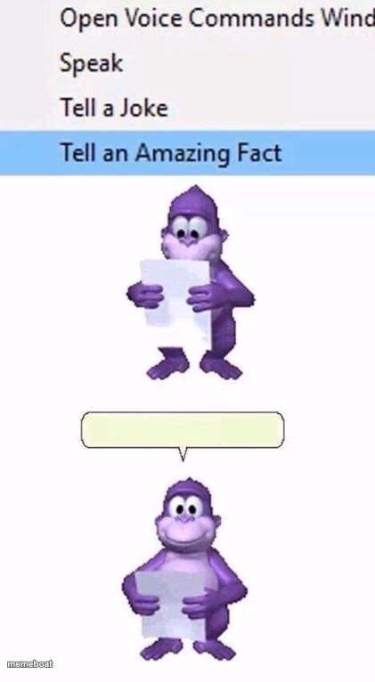 Tell an Amazing Fact - meme generator image preview
