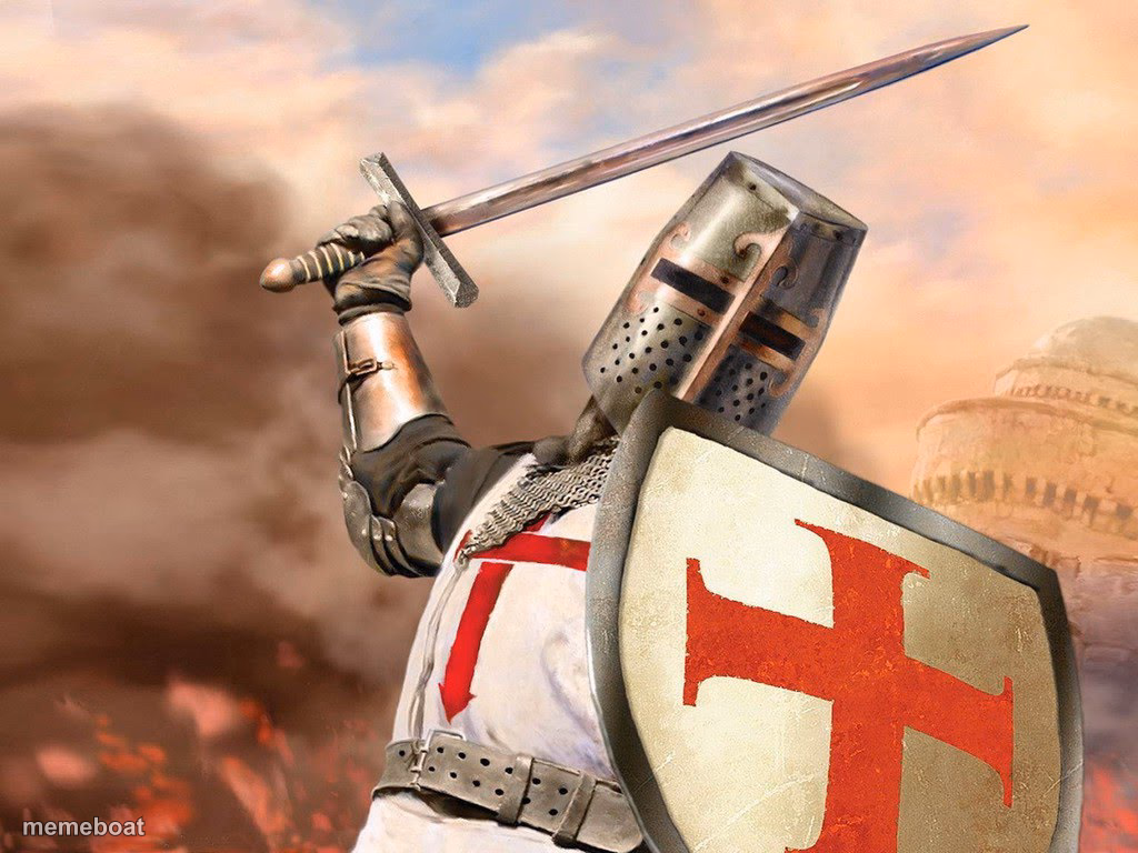 Templar knight - meme generator image preview