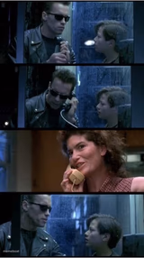 Terminator 2 phone booth