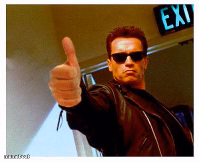 terminator thumbs up - meme generator image preview