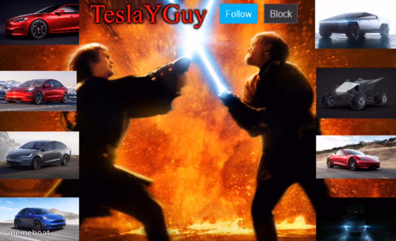 TeslaYGuys New announcement Template - meme generator image preview