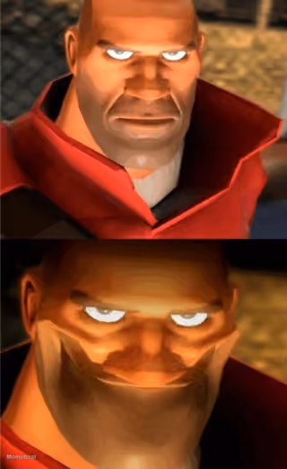 TF2 Heavy Creepy Smile