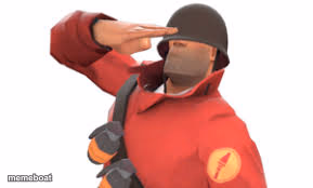 Tf2 soldier salute - meme generator image preview