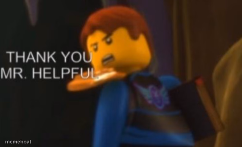Thank you Mr. Helpful - meme generator image preview