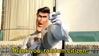Thank You, Random Citizen!
