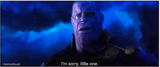 Thanos I'm sorry little one