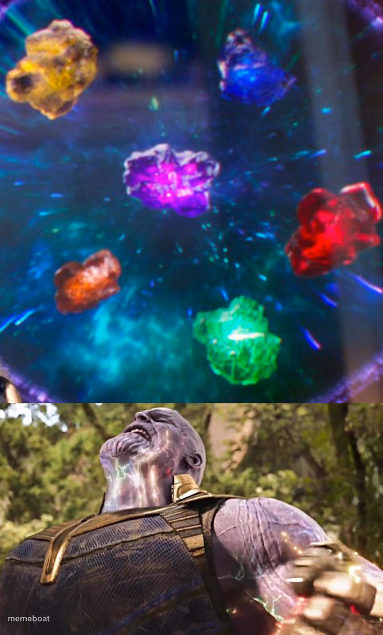 Thanos Infinity Stones - meme generator image preview