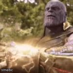 thanos power up - meme generator image preview