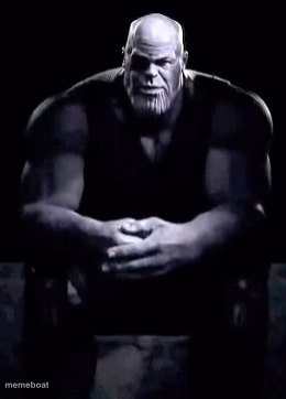 Thanos sitting - meme generator image preview