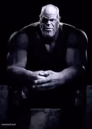 Thanos sitting