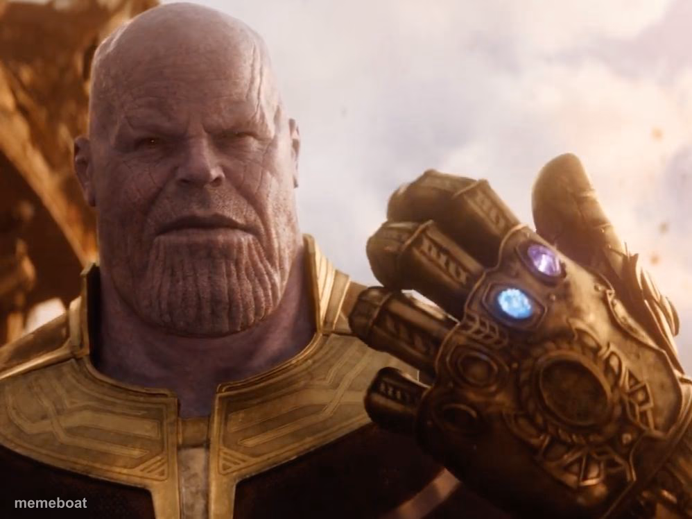 Thanos Smile - meme generator image preview