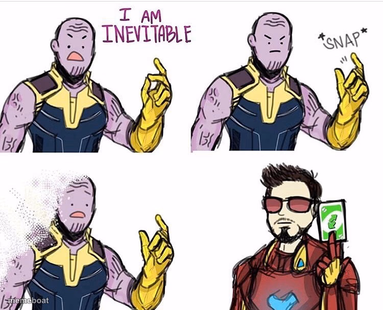 Thanos Uno Reverse Card - meme generator image preview