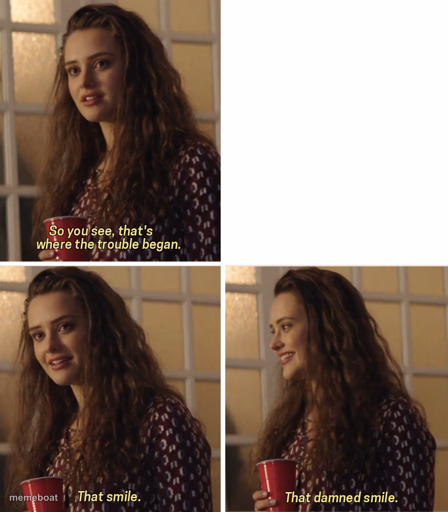 That Damn Smile - meme generator image preview