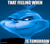 that feeling when x is tomorrow