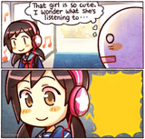 That Girl Is So Cute, I Wonder What She’s Listening To…
