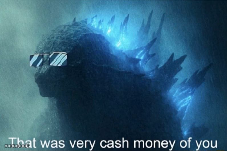That was very cash money of you - meme generator image preview
