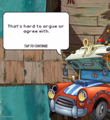 That's hard to argue or agree with