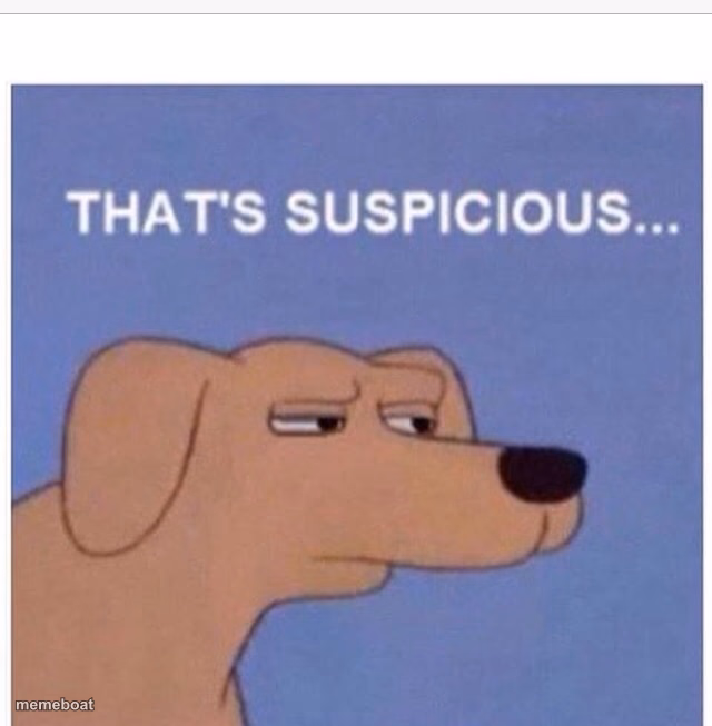 That's suspicious - meme generator image preview