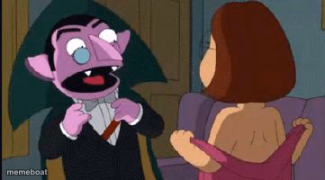 The Count and Meg Griffin - meme generator image preview