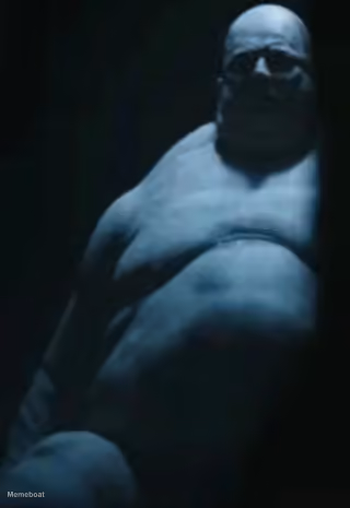 The Creature in Resident Evil Looking at You