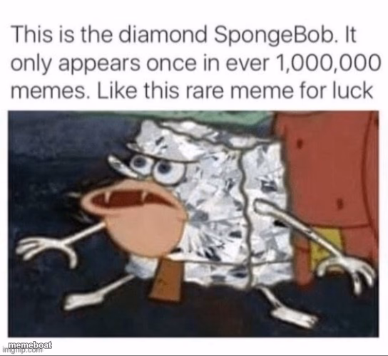 The diamond SpongeBob - meme generator image preview