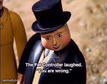 The fat controller laughed