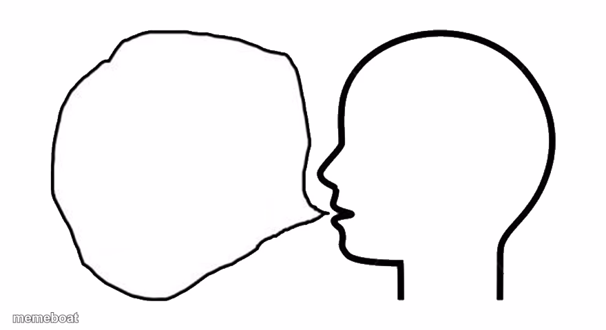 the head speech bubble - meme generator image preview